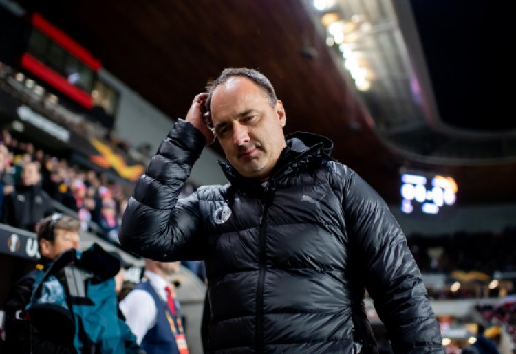 Rangers news: Slavia boss kicks hole in door while raging at defence