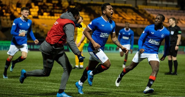Alfredo Morelos starts the Rangers title countdown with 55 message