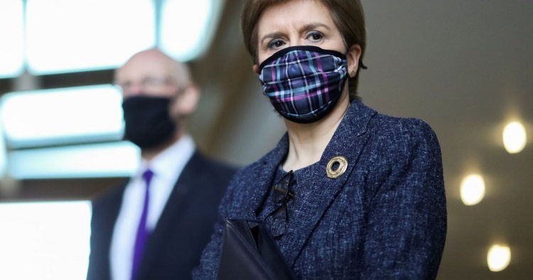Nicola Sturgeon urges celebrating Rangers fans to 'go home'