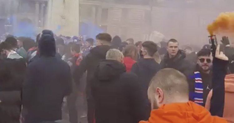 Nicola Sturgeon condemns Rangers fans gathering at George Square