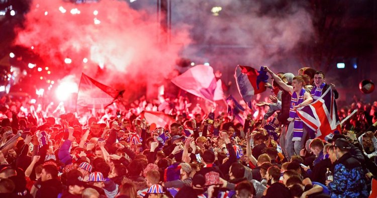 Rangers respond after fans slammed over covid-breaching title parties in Glasgow
