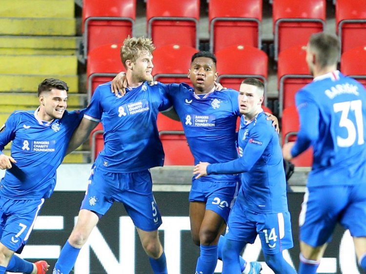 Rangers secure vital away goal against Slavia Prague in Europa League draw