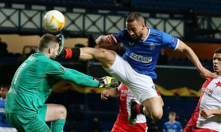 Rangers 0-2 Slavia Prague (agg 1-3): Nine-man hosts out of Europe