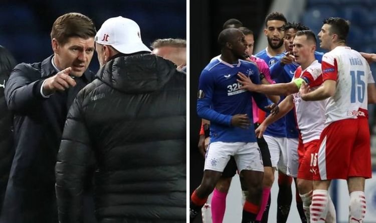 Rangers boss Steven Gerrard backs Glen Kamara over Slavia incident - 'I stand with him'