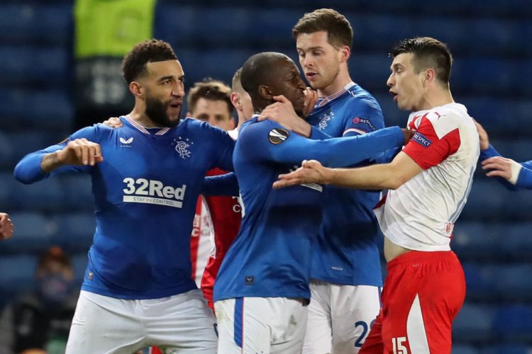 Europa League adventure over for nine-man Rangers after defeat to Slavia Prague
