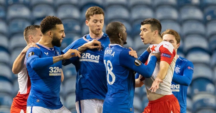 Ondrej Kudela left 'bloodied' in post-match Ibrox scrap after racism accusation