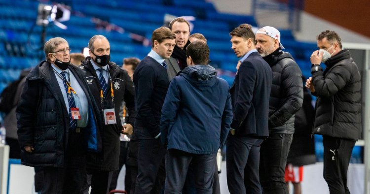 Douglas Park shows Rangers unity as he backs up Gerrard during Slavia talks