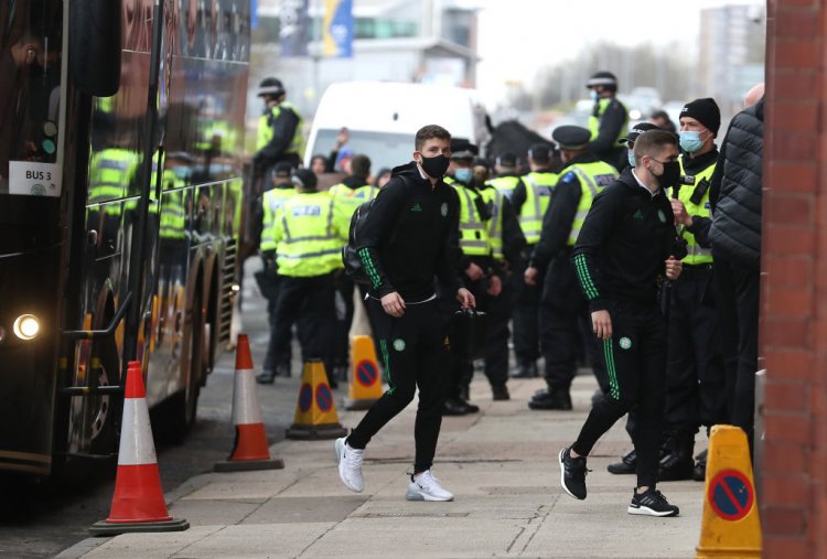 Rangers fans think clip shows Celtic star singing Ibrox anthem prior to cup defeat