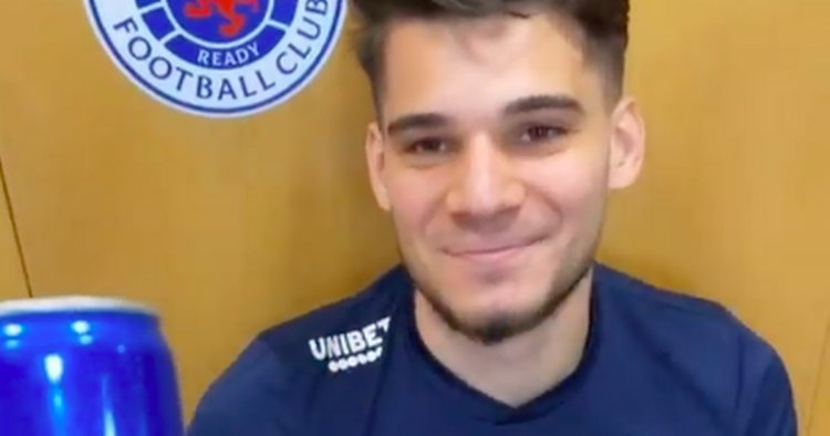 Ianis Hagi gets Rangers ribbing as Ibrox pals poke fun at Pepsi ad campaign