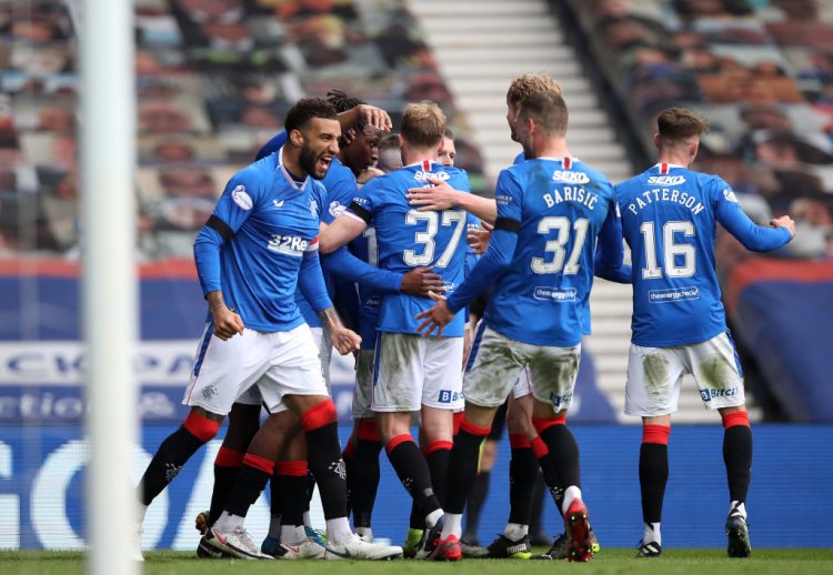 Rangers fans fawning over "great content" of players celebrating v Celtic