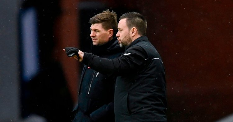 Michael Beale trains Rangers focus on final two games