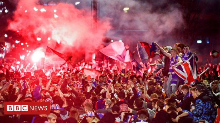 Rangers fans warned to think before celebrating trophy win