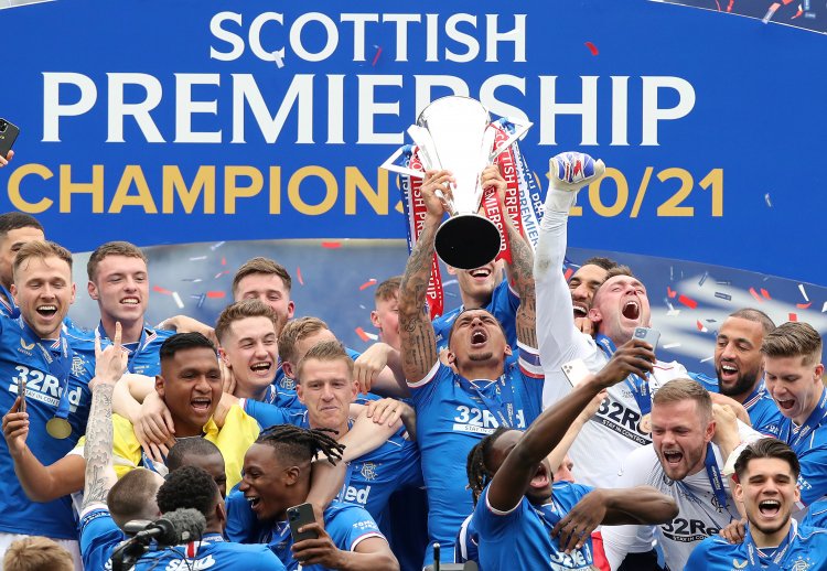 Rangers finally lift title as Gerrard's men end ten-year wait and fans celebrate