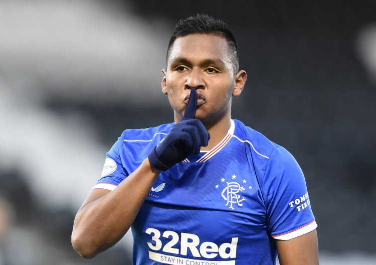 WATCH: Rangers' Alfredo Morelos soaks Steven Gerrard with champagne after trophy lift
