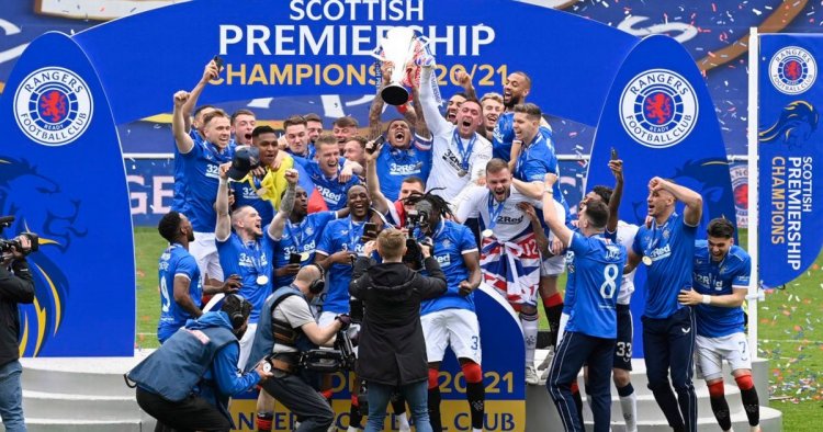 The best pictures as Rangers lift Premiership trophy