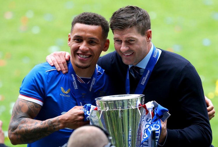 Steven Gerrard lauds Rangers' title-winning captain James Tavernier