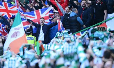 Celtic fans in meltdown over Rangers banner flown outside Parkhead