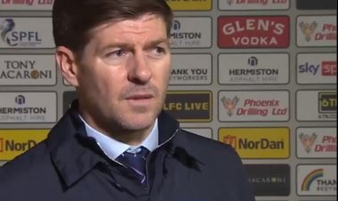"He's dancing round with his top off" Steven Gerrard offers hilarious assessment of Morelos after Livingston controversy