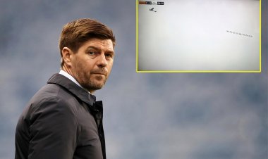 Rangers fans fly mocking banner above Celtic game with Gers on verge of title 55