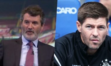 Roy Keane had a blunt response to Rangers winning the Scottish title