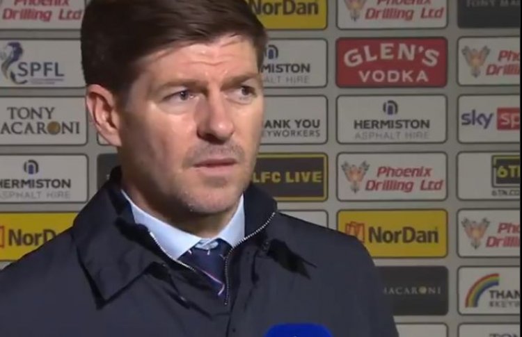 "He's dancing round with his top off" Steven Gerrard offers hilarious assessment of Morelos after Livingston controversy