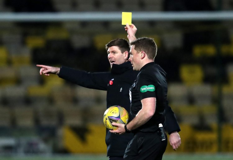 Rangers boss Steven Gerrard reveals referee frustrations after red card in win over Livingston