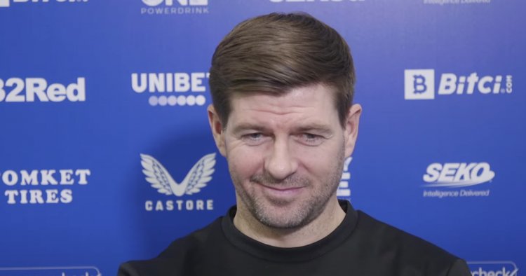 Steven Gerrard would like to see Rangers win title before Celtic Park visit