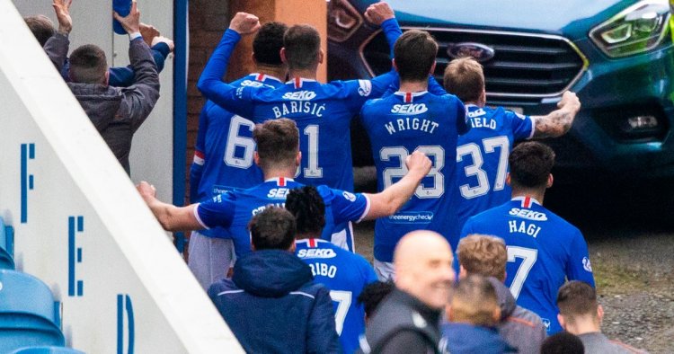 Rangers kick off Ibrox party as stars head straight for fans