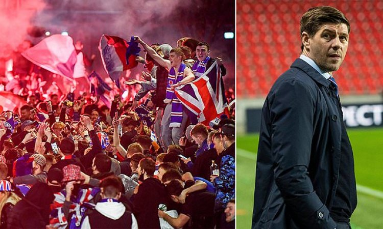 Steven Gerrard urges Rangers fans to stay away from   Old Firm derby