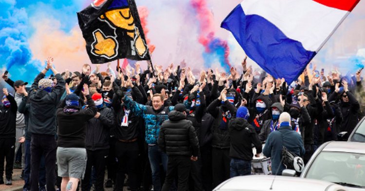 Rangers 'contributed' to 'disgraceful' title party says Police Federation chair