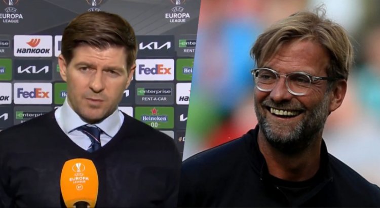 Steven Gerrard on the Jurgen Klopp attribute that he tries to copy as Rangers boss