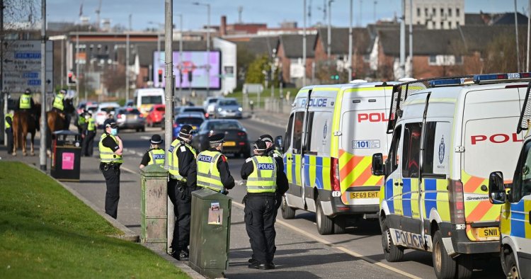 Rangers and Celtic fans heed warning to stay at home as Old Firm gets underway