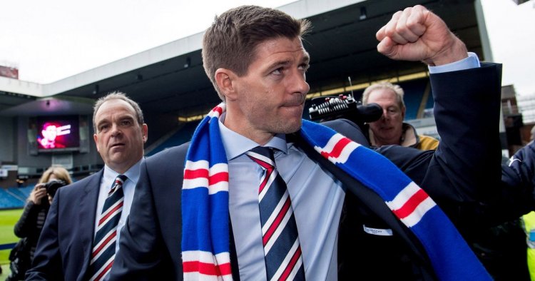 Steven Gerrard sends Rangers anniversary message after three years in charge