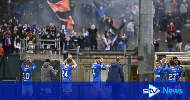 Police launch probe after Rangers fans set off pyrotechnics