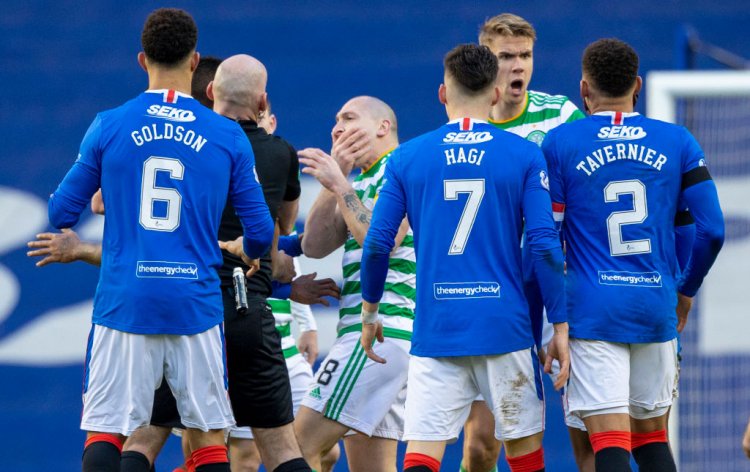 Rangers fans break out Photoshop skills as Celtic captain handed award