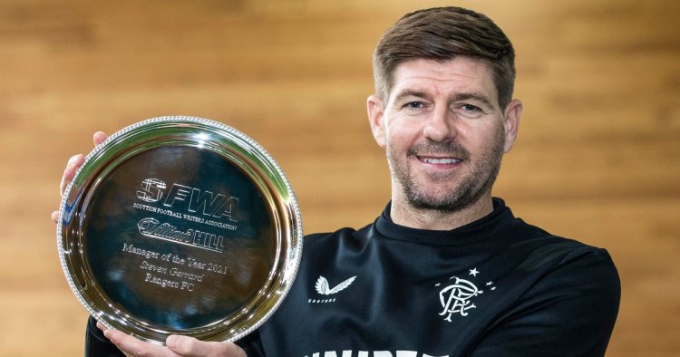 Steven Gerrard named SPFL Manager of the Year