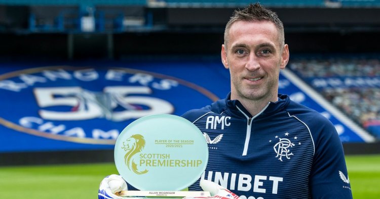 Connor Goldson hails Rangers star Allan McGregor after Player of the Year win
