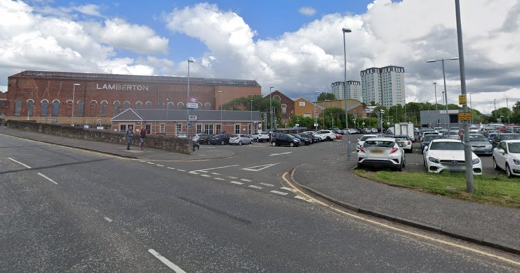 Young women attacked by thug wearing Rangers flag at train station