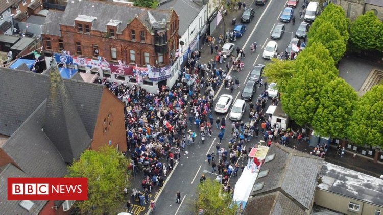 Rangers celebrations in the Shankill 'breached Covid rules'