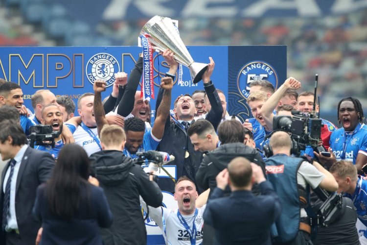 Rangers title celebrations surreal as global stars get involved on trophy day