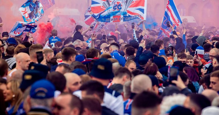 Sfa president Rod Petrie slams Rangers fans over shocking George Square scenes