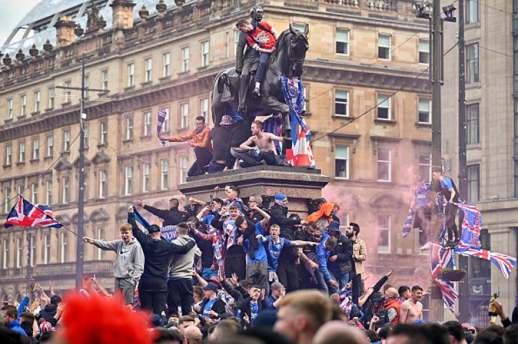 Rangers fans aren't buying club's claim Ibrox star was "emotional" at awards show