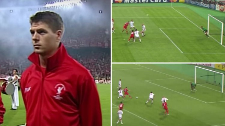 Steven Gerrard vs AC Milan In The 2005 Champions League Final Is One Of The All-Time Great Individual Performances